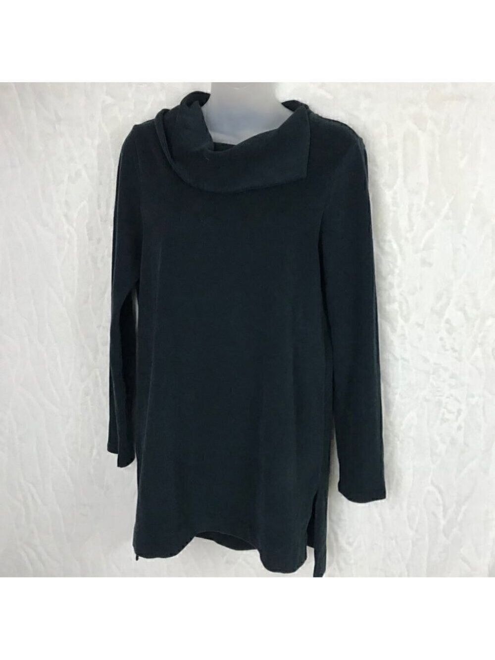 J.JILL Black Loose Turtleneck Sweater Size M